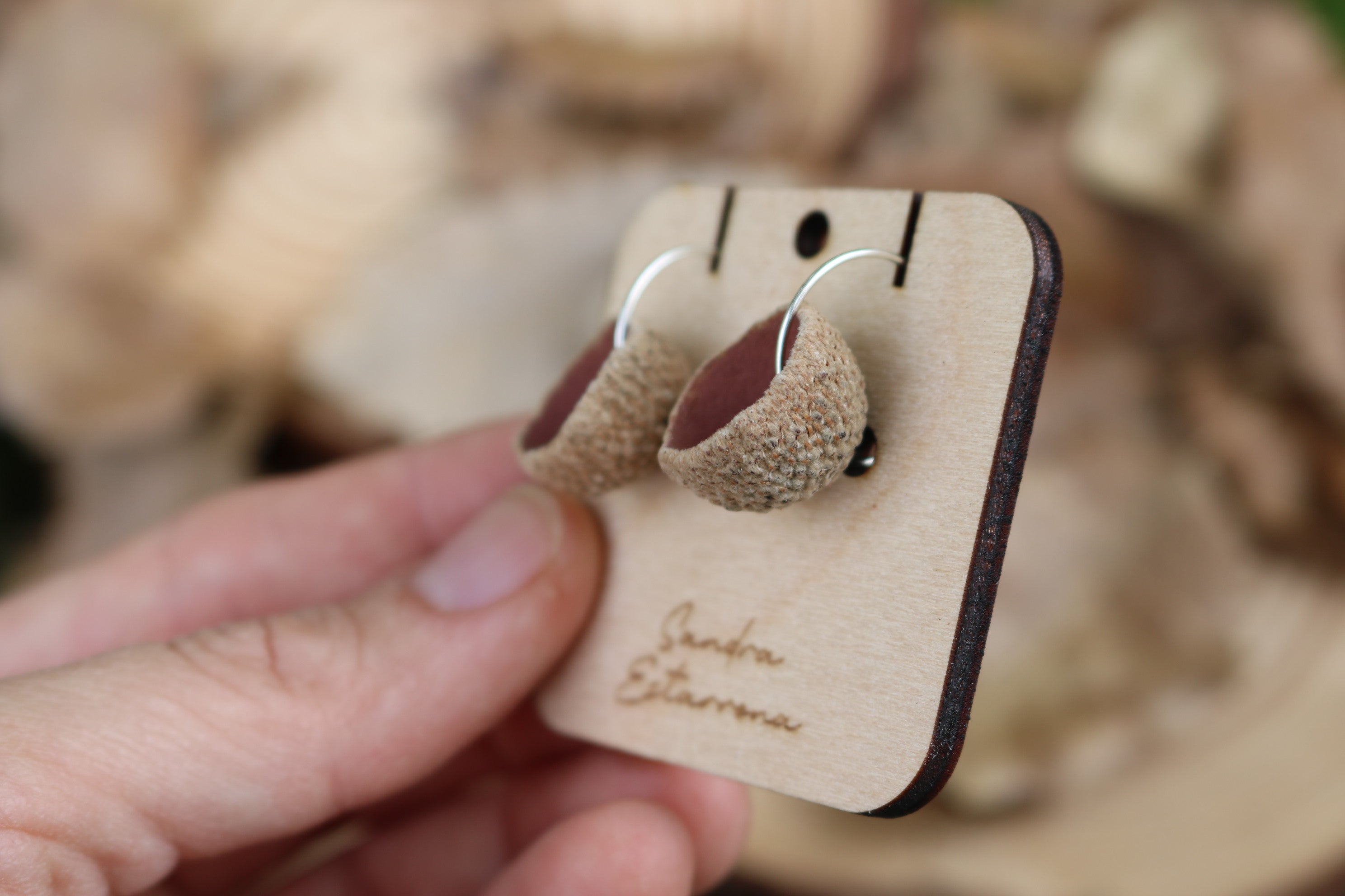 Pendientes de bellota · Crisálida