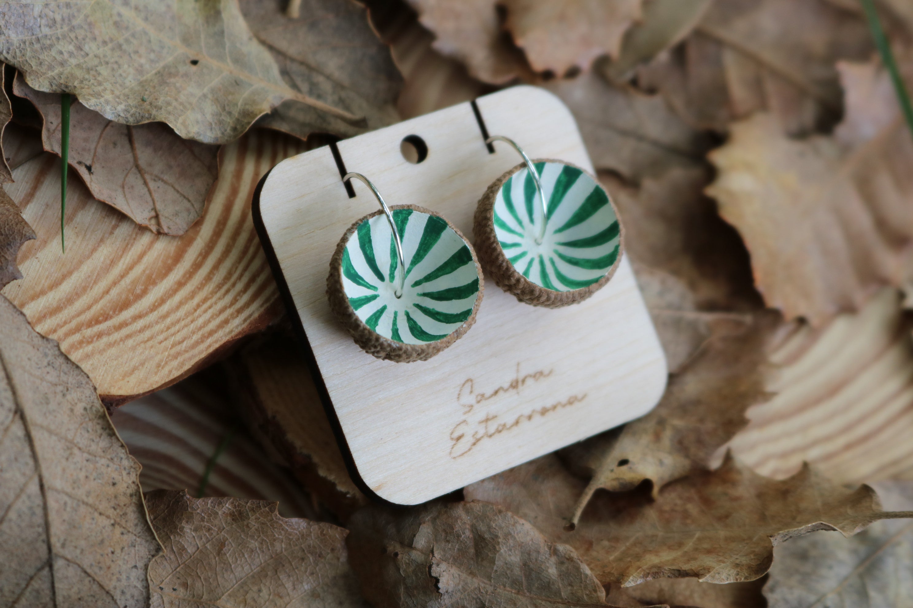 Pendientes de bellota · Boscúria