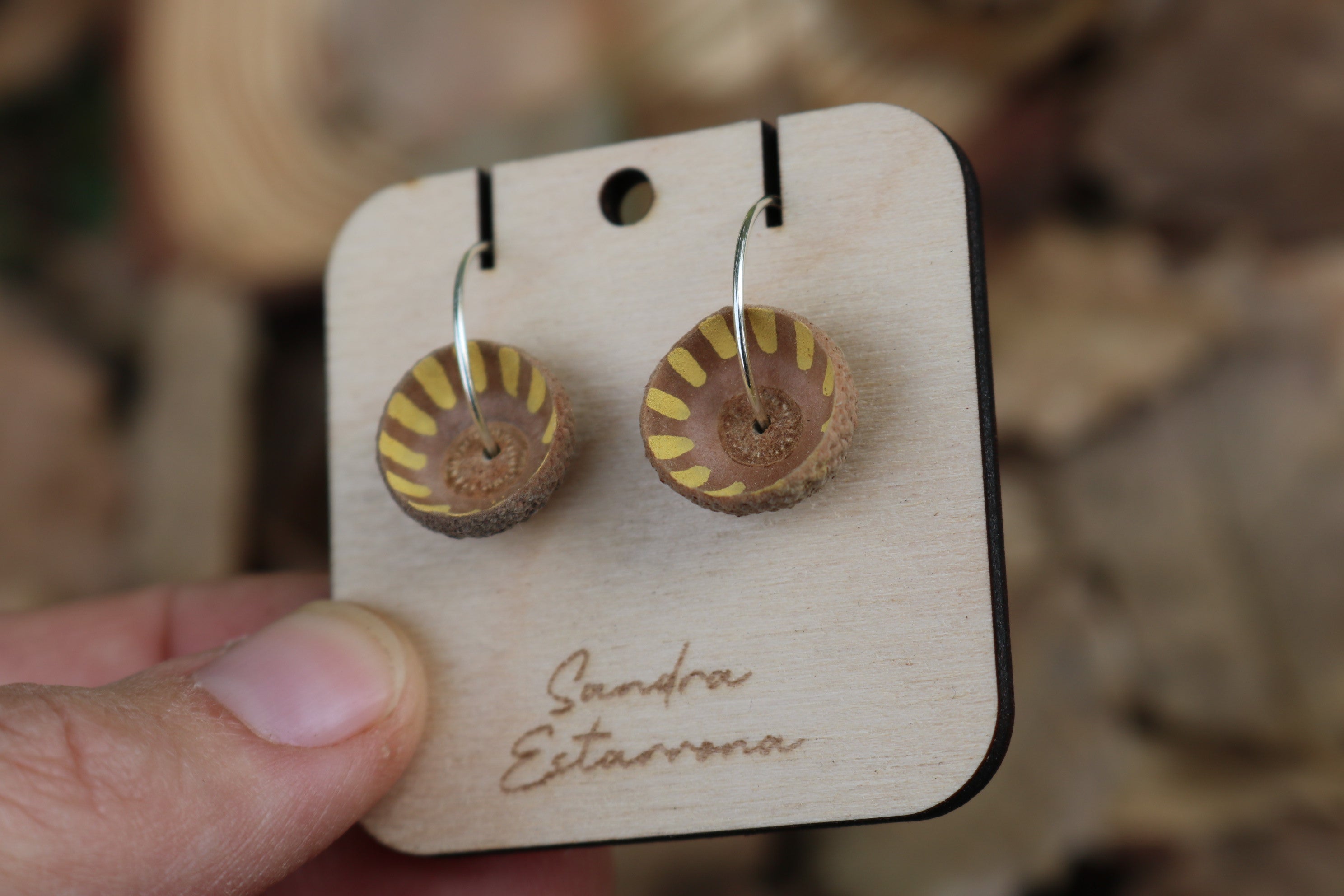 Pendientes de bellota · Eki