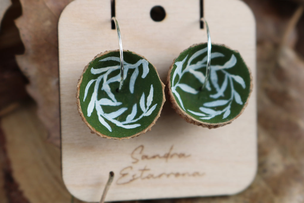 Pendientes de bellota · Reverde