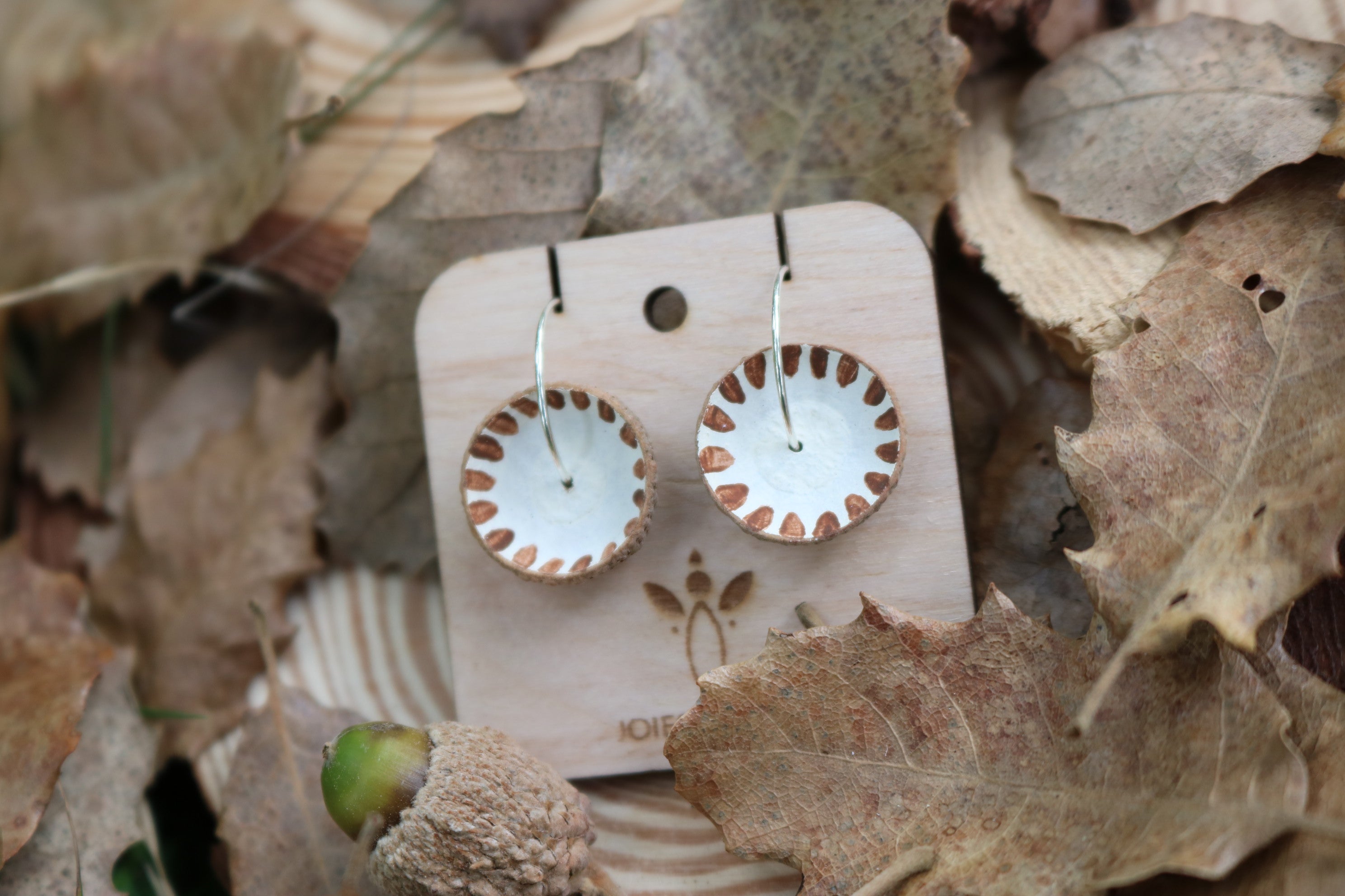 Pendientes de bellota · Terra