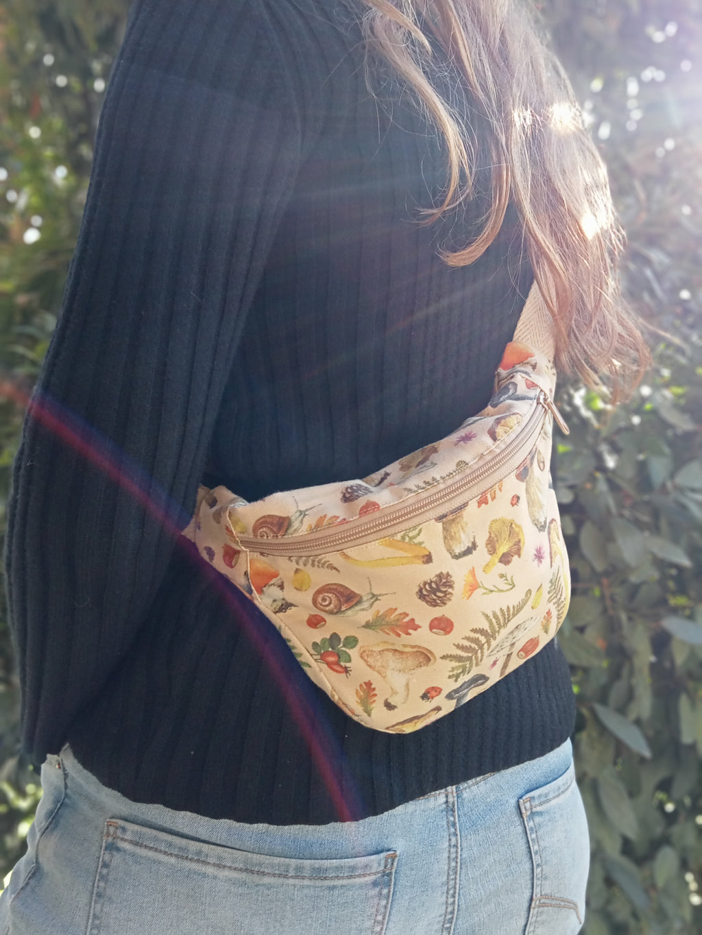 Riñonera Setas