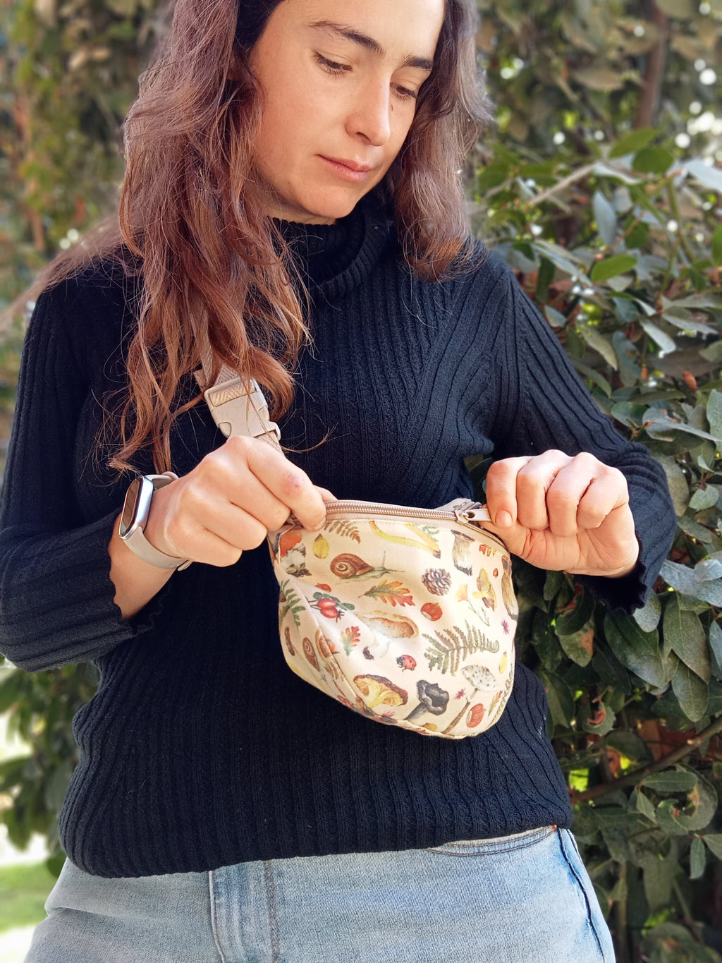 Riñonera Setas