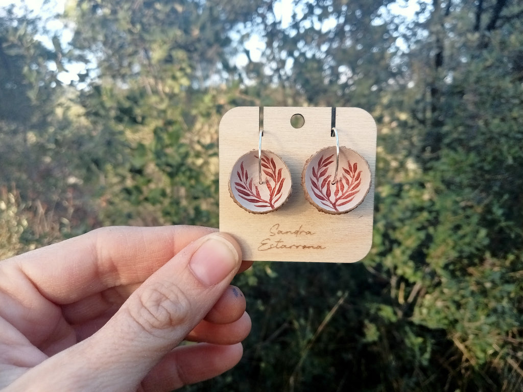 Pendientes de bellota · Flama