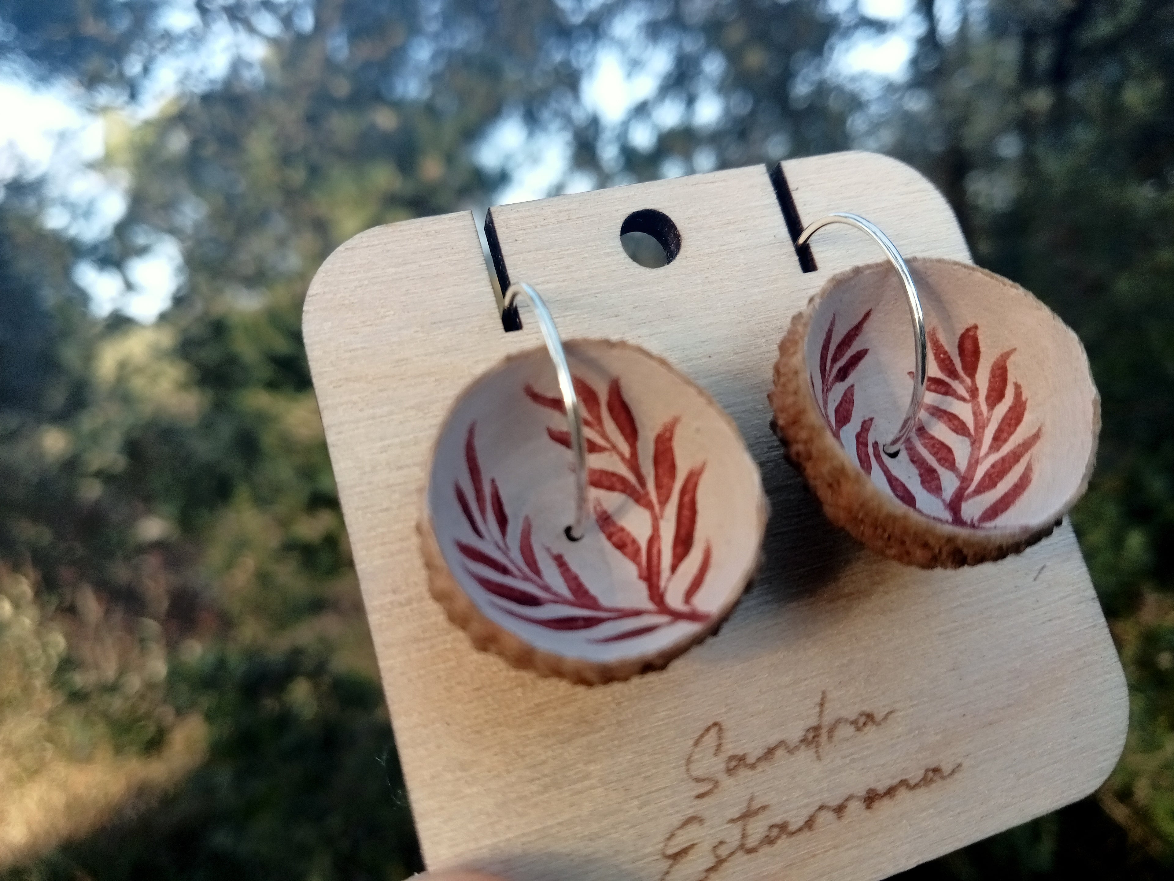 Pendientes de bellota · Flama