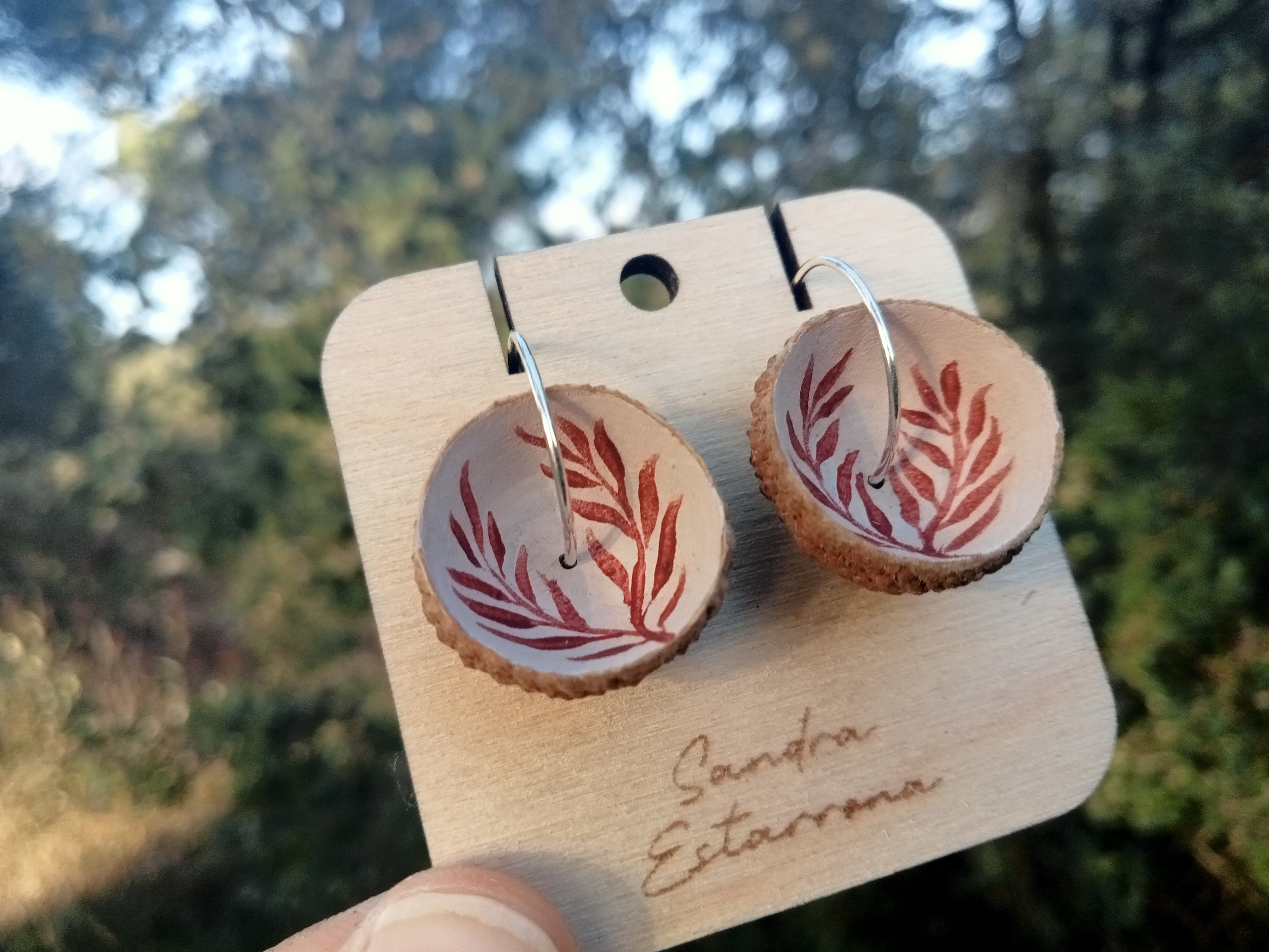 Pendientes de bellota · Flama