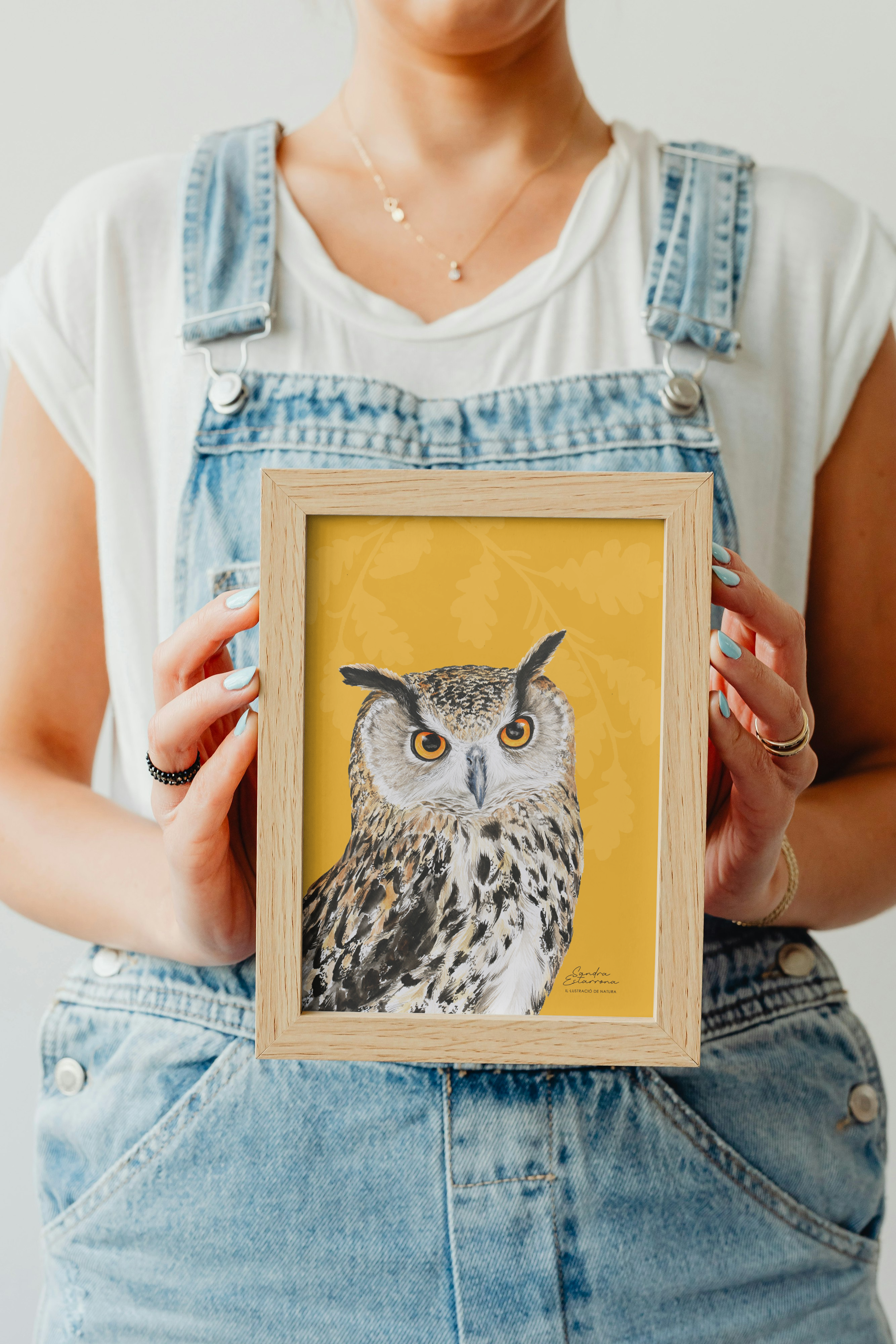 Lámina Buho real A5